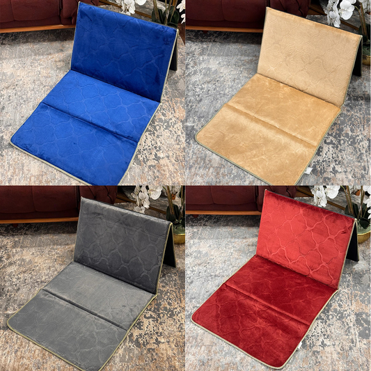 Foldable Mat Prayer Rug with Backrest - Janamaz